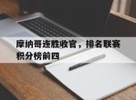 摩纳哥连胜收官，排名联赛积分榜前四的简单介绍