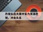 丹麦队在大赛中实力无法忽视，冲击头名的简单介绍